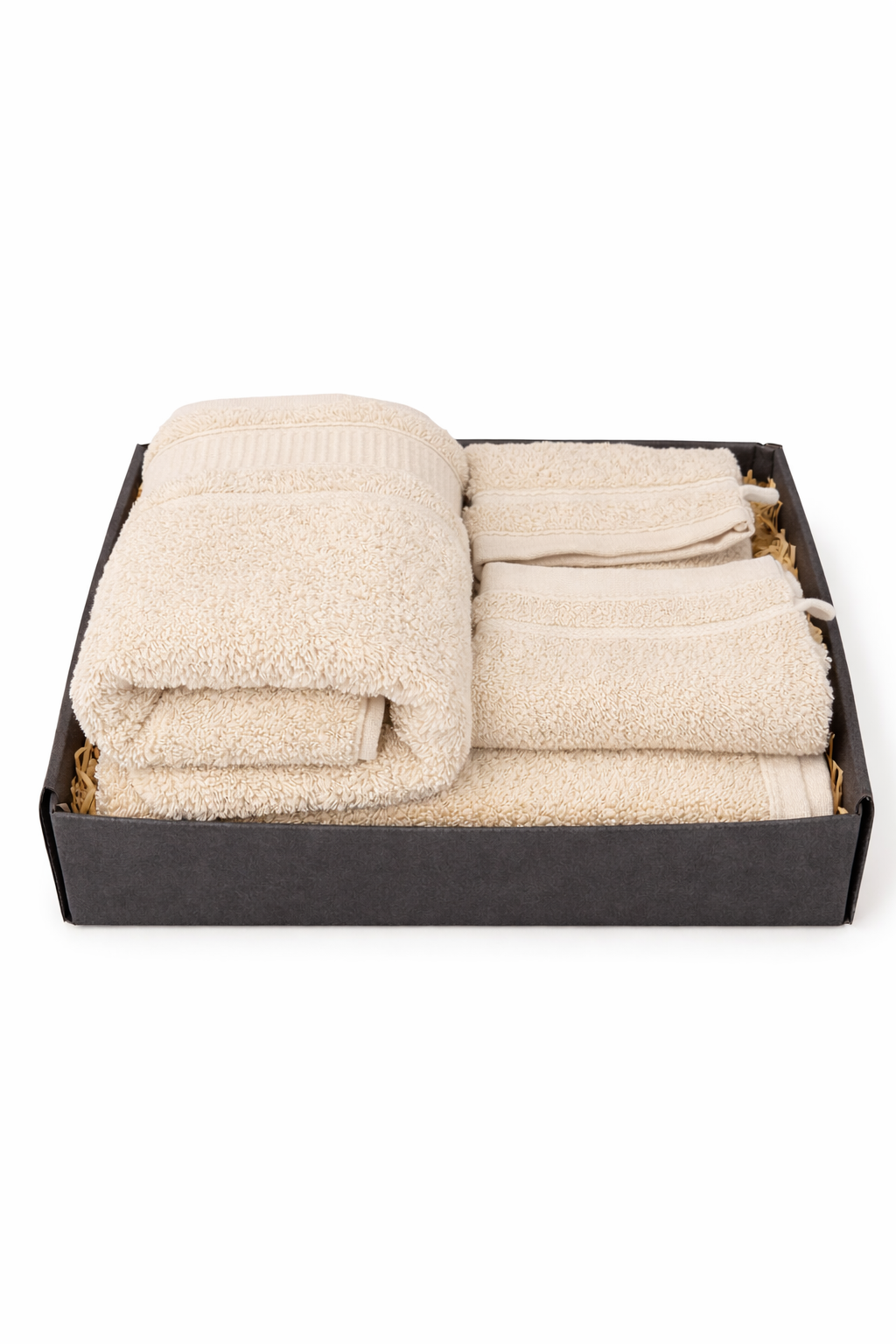 Cadeaubox met zachte handdoeken