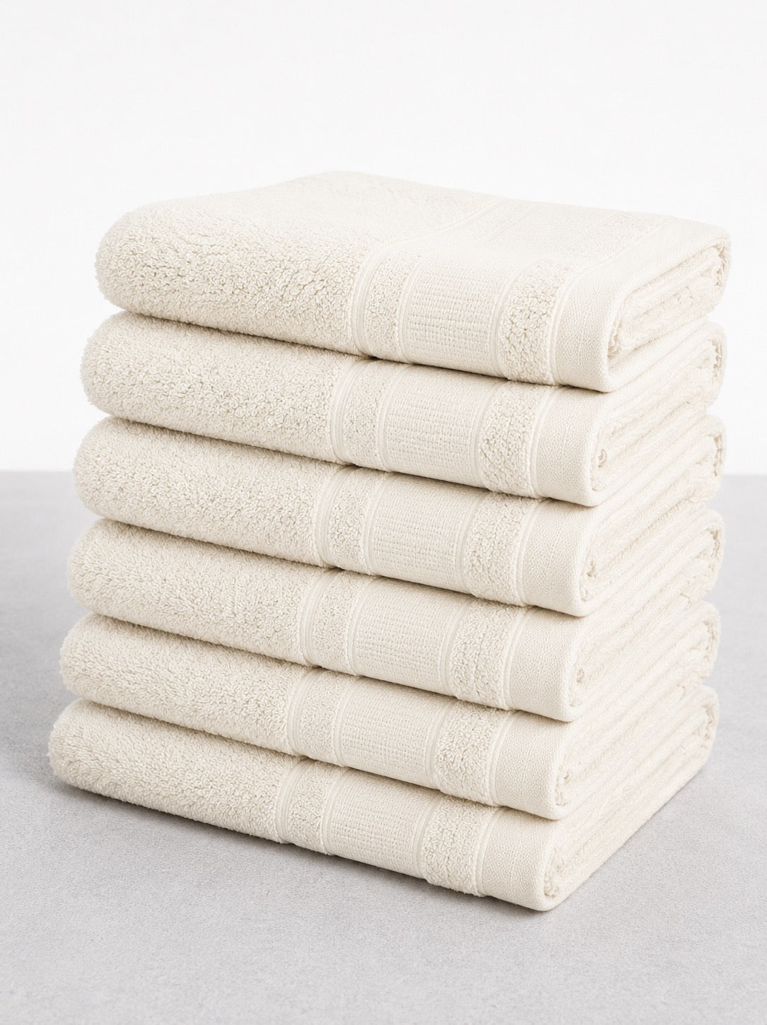 6 premium handdoeken voor € 44,95 Gratis verzending